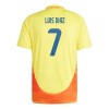 Maillot de Supporter Colombie Luis Diaz 7 Domicile 2024 Pour Homme